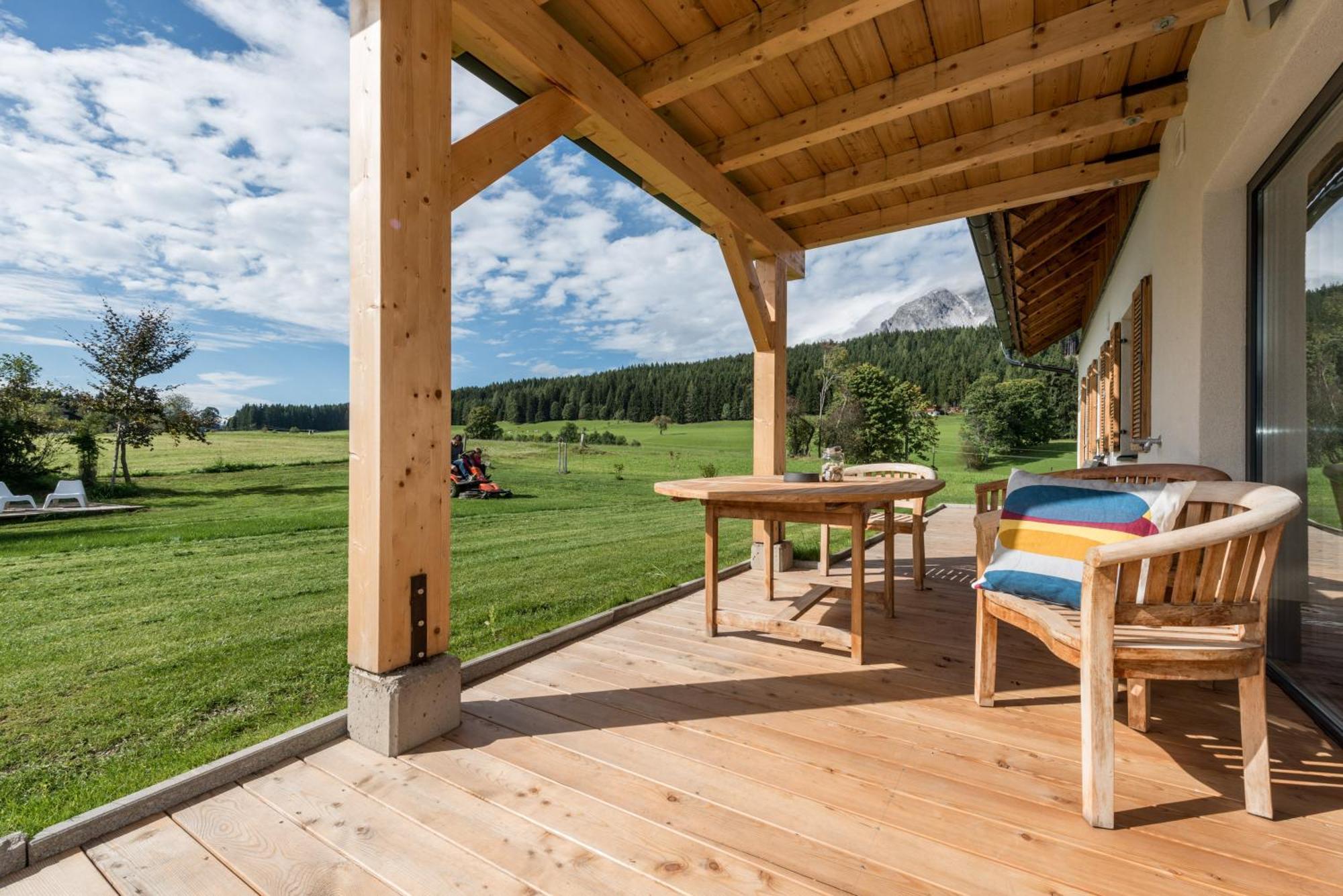 Naturchalet Hoeflehner - Heimgefuehl & Ruhelage An Loipe & Wanderweg Ramsau am Dachstein Kültér fotó