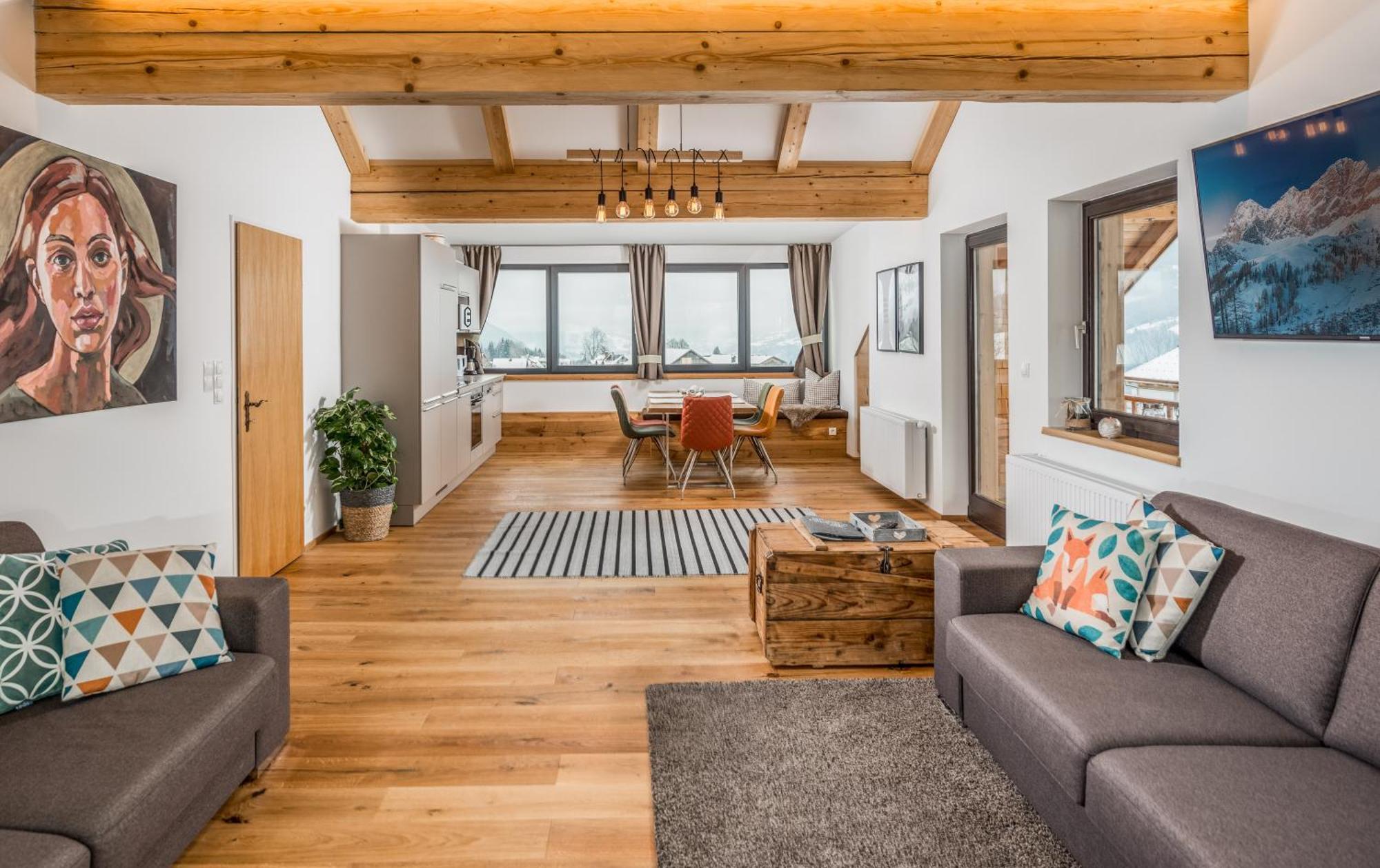 Naturchalet Hoeflehner - Heimgefuehl & Ruhelage An Loipe & Wanderweg Ramsau am Dachstein Kültér fotó
